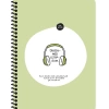 Hisli Şeyler Stickerli Defter Dinlenmek İstiyorum 16,5x22,5 80 Yp.Kar.