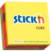 Hopax Stıckn Yapışkanlı Not Kağıdı Küp 250 YP 50x50 Neon 5 Renk 21203