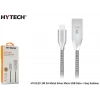Hytech Hy-x120 1m 3a Metal Silver Micro Usb Data