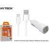 Hytech Hy-x46 3.4a Hızlı Şarj Type-c Kablolu 2 Usb