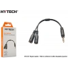 Hytech Hy-x77 Siyah Audio + Mic To 3,5mm 0.15m Kul