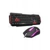 Hytech Hyk-46 Combo  Siyah Usb Kırmızı Tuşlu Q Gaming Oyuncu Klavye +mouse Set
