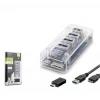İetop U336 Usb Type-c 3.1 Gen1 Hub 4 Port 5 Gbps Şeffaf