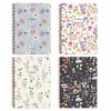 Keskin Color Defter Karton Kp.Spr.Çiçek 16,5x22,5 80 YP Çiz.