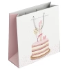 Keskin Color Karton Çanta K2 Pembe Pasta 170102-99