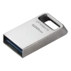 Kingston Dtmc3g2-128gb Datatraveler Micro 200mb-s Metal Usb 3.2 Gen 1 Flash Bellek