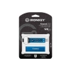 Kingston Ikkp200-128gb 128gb Ironkey Keypad 200, Fıps 140-3 Lvl 3 (pending) Flash Bellek