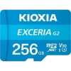 KIOXIA 256GB ExceriaG2, LMEX1L256GG2, U1 V30 4K,  CL10, 100Mb/s, MicroSD Kart Bellek (SD Adaptörlü)