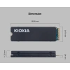 KIOXIA EXCERIA HEATSINK G4, LSC11K4T09G8, 4TB, 6200/4900, Gen4, NVME PCIe M.2 2280, SSD,(Soğutuculu)