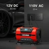 Kobb Kb301 12volt 220volt 150 Psı Ayarlanabilir Dijital Basınç Göstergeli Lastik Ve Yatak Şişirme Pompası