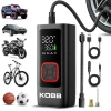 Kobb Kb426 12v / Şarjlı Li-ion 150 Psı Dijital Göstergeli Akıllı Lastik Şişirme Pompası+ Powerbank + Sos + Led Lamba