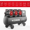 Kobb Kbk100s 6.0hp 100lt 8bar Üç Motorlu Yağsız Sessiz Taşınabilir Hava Kompresörü