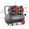 Kobb Kbk50s2 4.0hp 50lt 8bar Çift Motorlu Yağsız Sessiz Taşınabilir Hava Kompresörü