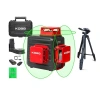 KOBB KBL34GTP 40 Metre Profesyonel Li-ion Şarjlı 3X360⁰ Otomatik Hizalamalı Yeşil Çapraz Çizgi Lazer Distomat+Tripod