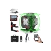 KOBB KBL36GTP Profesyonel Li-ion Şarjlı 4X360⁰ LCD Ekran Otomatik Hizalamalı Yeşil Çapraz Çizgi Lazer Distomat+Tripod
