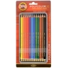 Koh-ı Noor Set Of Artist´s Coloured Pencils 3822 12