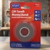 Kraf 2520G 19 mm x 1.5 mt Çift Taraflı Montaj Bandı