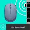 LOGITECH 910-006866, M171 BlueGrey, USB Nano 2,4G Kablosuz, 1000dpi, Optik, 3 Tuşlu, 12ay Pil Ömrü, Mouse