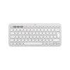 LOGITECH K380S, Pebble Keys 2,  Beyaz, 920-011860, Bluetooth, Türkçe, Q, Multimedya, Mini Klavye