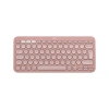 LOGITECH K380S, Pebble Keys 2,  Rose, 920-011861, Bluetooth, Türkçe, Q, Multimedya, Mini Klavye