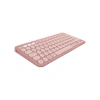 LOGITECH K380S, Pebble Keys 2,  Rose, 920-011861, Bluetooth, Türkçe, Q, Multimedya, Mini Klavye