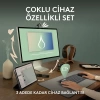 LOGITECH Pebble 2 Combo, Grafit, 920-012245, Bluetooth, Türkçe, Q, Multimedya, Mini Klavye Mouse Set