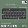 LOGITECH Pebble 2 Combo, Grafit, 920-012245, Bluetooth, Türkçe, Q, Multimedya, Mini Klavye Mouse Set