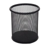 Mas Kalemlik Metal Perforeli Silindir Siyah 500