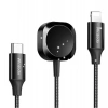 Mcdodo Ch-2980 Manyetik Apple Watch & Type-c To Lightning Kablosuz Şarj Cihazı -siyah