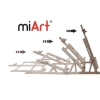 MiArt Masaüstü Lüks Çam Şövale 77 cm