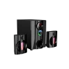 MIKADO MD-95BT, 20W, 2+1, Masaüstü, FM/BT/SD/USB, RGB Aydınlatma, Siyah Kasa, Speaker