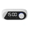 Mikado Md-w7 1200mah 5w Beyaz Bluetooth-aux-derece-usb-fm Double Alarmlı Saat Speaker Speaker