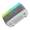 MIKADO MD-W8, 10W, Taşınabilir, USB/TYPE-C/BT/TF, RGB Işıklı, 1200mAh, 15W Kablosuz Şarj, Gece Lambası, Alarmlı Saat, Bluetooth Speaker