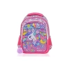 Muggle Okul Çantası Happy Unicorn Pembe Mu-6443
