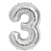 Nedi Balon Folyo 40 Rakam Gümüş 3 10764