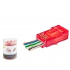 Nodar Nd2403 Cat6 Ez Rj45 Konnektör 100 Adet Plastik Kutu - Kırmızı
