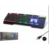 Nodar Nd868 Pro Kablolu Q Oyuncu Klavye Slim Rgb Siyah 105 Tuş 1,5mt Kablo Uzunluğu