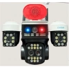 Okam O-kam 8095 3 Lens Sirenli Çakarlı Wifi Solar Kamera