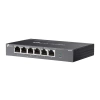 OMADA DS106P, 6 Port Megabit,  4 Port Megabit PoE+, 67W, Yönetilemez, Masaüstü Metal Kasa Sessiz Switch