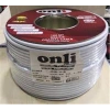 Onli ON-6403 RG6-U6 64 Tel 1,02 CCS-AL 100 metre Anten Uydu Kablosu
