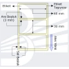 Pg Etiket Termal 60mmx30mm (kolon 1li) Toplam 1000ad