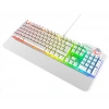 Rampage Hydra R6 Full Color Rgb Led Beyaz Gaming Pro Red Switch Q Aluminyum Kaplama  Mekanik Klavye
