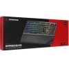 Rampage Kb-r101 Impressıve Gri-siyah Usb Rgb Aydınlatmalı İnce Tasarım Red Switch Oyuncu Klavyesi
