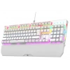 Rampage Kb-r86 Umbra Beyaz Usb Rainbow Aydınlatmalı Blue  English Mekanik Gaming Oyuncu Klavye