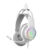 Rampage Rm-k91 X-catty Beyaz Usb 7.1 Version Rgb Gaming Oyuncu Mikrofonlu Kulaklık