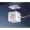 S-link Prz04 4 Soketli 2 Usb 1 Type-c Pd20 2m 306 Joule Tam Bakır Küp Beyaz Akım Korumalı Priz