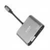 S-link Sl-usb-c85 4 İn 1 Type C To, Pd+hdmı+vga+usb3.0 Çevirici Hub Adaptör