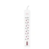 S-link Spg403u 1.5m 1.5mm 100 Yüzde  Bakır 750 Joule 3 Usb 5v2.4a 4lü Anahtarlı Akım Korumalı Priz