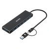 S-lınk Sw-u317, Usb3.0 Type-c To , 7xusb 3.0, Metal, Usb Hub