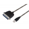 S-link Swapp Sw-u614 Siyah Usb To Parallel (cn36m) Kablo